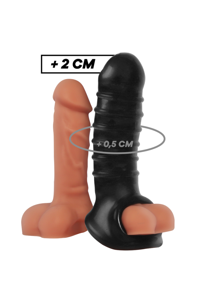 VIRILXL - ESTENSIONE E GUAINA PER PENE V15 NERO
