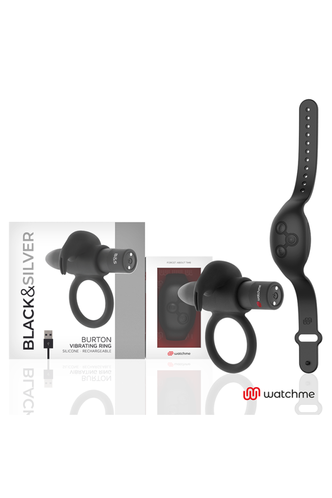 BLACK&SILVER - OROLOGIO COCKRING CON TELECOMANDO BURTONME