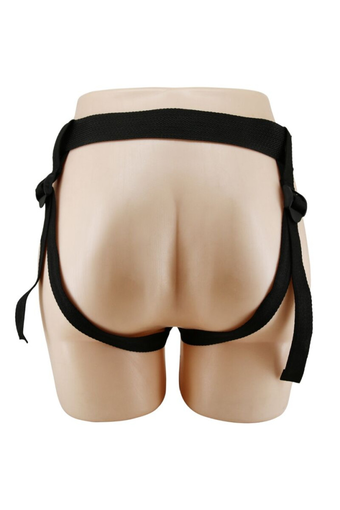 PRETTY LOVE - MAVIS HARNESS SLIP UNIVERSALE CON DILDO 19 CM NATURALE