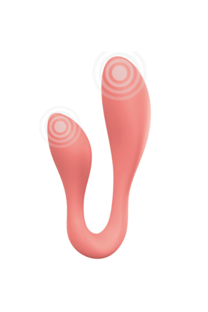 ADRIEN LASTIC - COPPIA SEGRETI II DOPPIA STIMOLAZIONE ROSA + APP GRATUITA