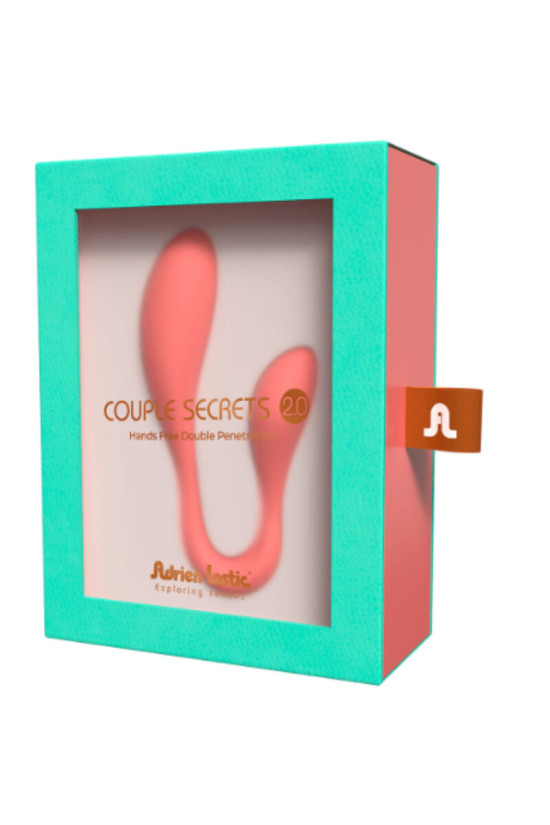 ADRIEN LASTIC - COPPIA SEGRETI II DOPPIA STIMOLAZIONE ROSA + APP GRATUITA