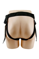 PRETTY LOVE - MARION HARNESS SLIP UNIVERSALE CON DILDO VIBRANTE 19 CM MARRONE