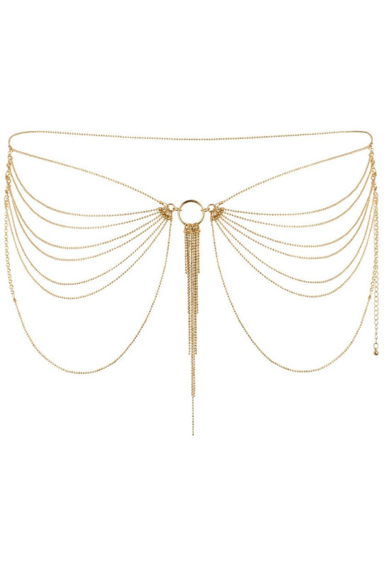 BIJOUX - GIOIELLO MAGNIFIQUE CON CATENA IN METALLO PER VITA DORATA