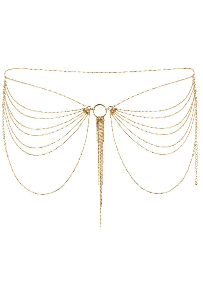 BIJOUX - GIOIELLO MAGNIFIQUE CON CATENA IN METALLO PER VITA DORATA