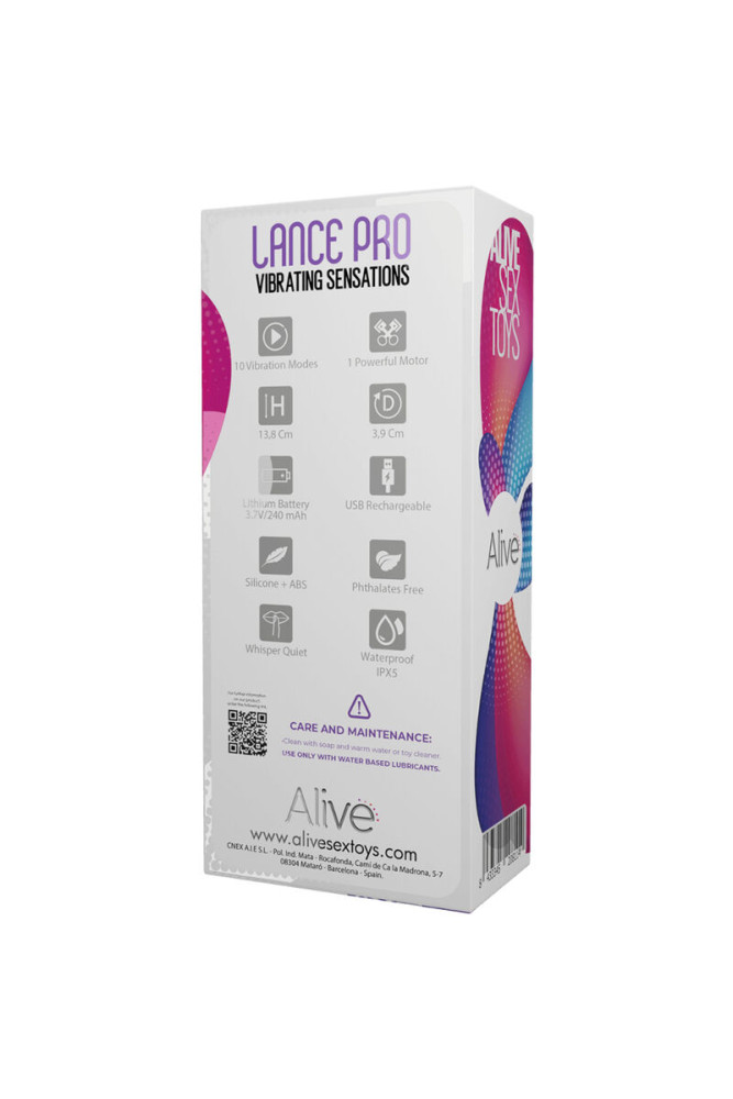 ALIVE - STIMOLATORE ANALE LANCE PRO ROSA