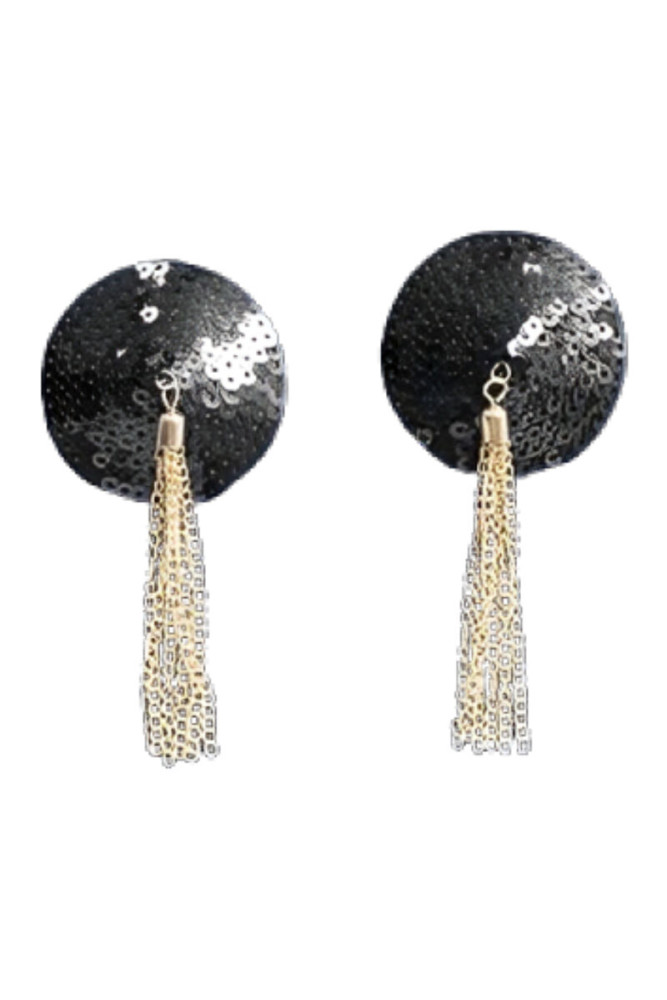 CHILIROSE - CR 4714 COPRI CAPEZZOLI NERO