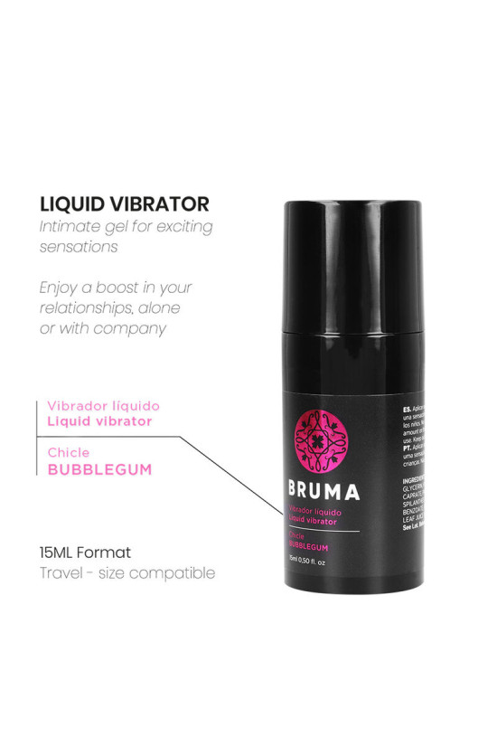 BRUMA - VIBRATORE LIQUIDO BUBBLEGUM ULTRA SCORREVOLE 15 ML
