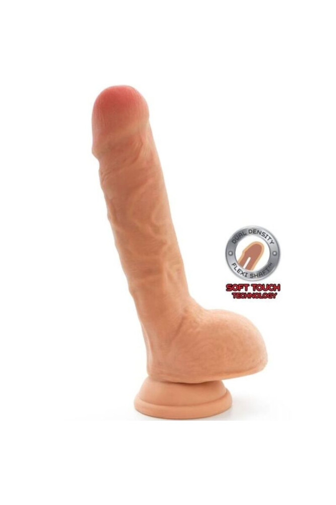 GET REAL - DILDO A DOPPIA DENSIT 18 CM PALLE DI PELLE