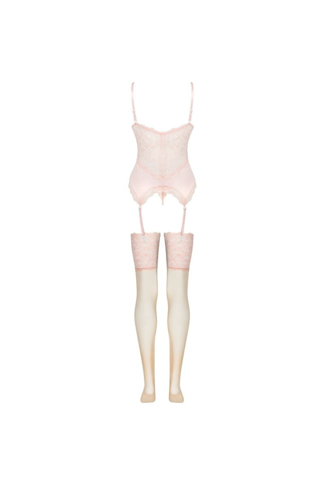 LIVCO CORSETTI FASHION - SET PERSINNE PESCA CORSETTO + SLIP + CALZE