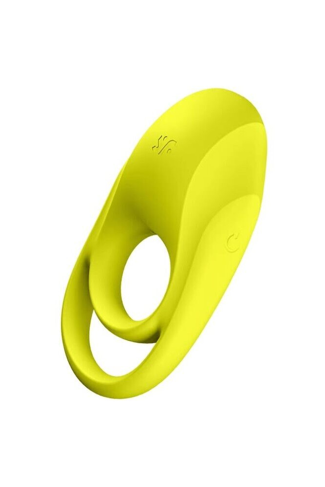 SATISFYER - VIBRATORE AD ANELLO DUO SPETTACOLARE GIALLO
