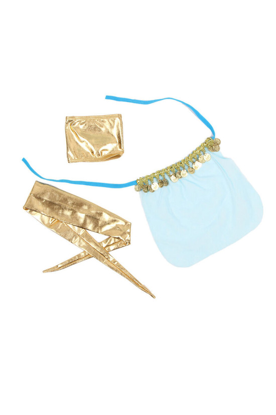 SUBBLIME - SET DI LINGERIE BLU STILE INDIA L/XL