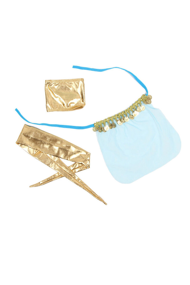 SUBBLIME - SET DI LINGERIE BLU STILE INDIA L/XL