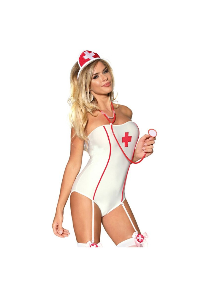 SUBBLIME - COSTUME DA INFERMIERA SEXY CON ORSACCHIOTTO S/M