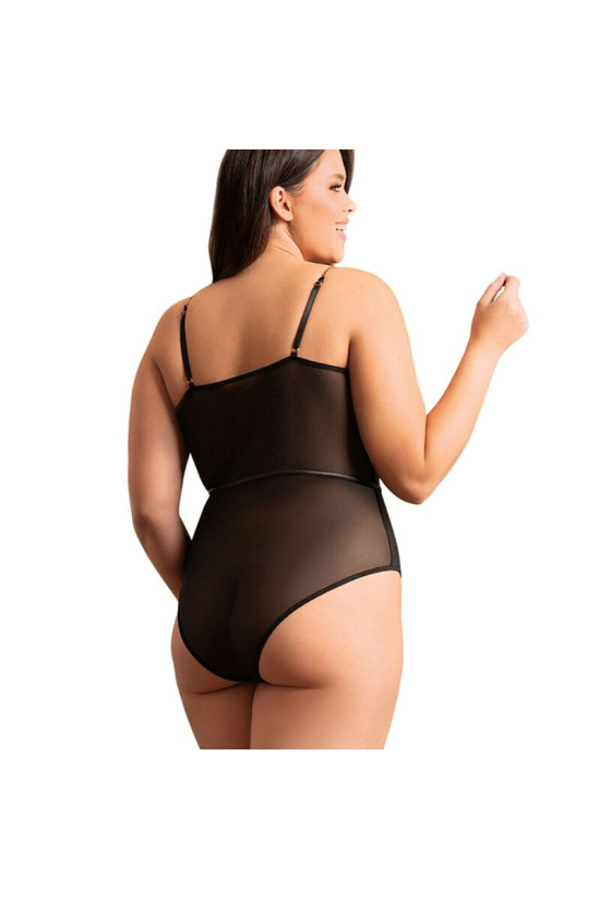 SUBBLIME - BODY CON BRETELLE A CATENA NERA L/XL