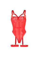 SUBBLIME - ORSACCHIOTTO CON REGGERA DETTAGLIO PETTO ROSSO S/M