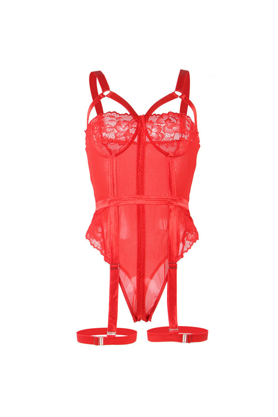 SUBBLIME - ORSACCHIOTTO CON DETTAGLIO REGGERIZZATO PETTO ROSSO L/XL