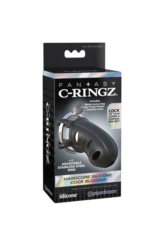 FANTASY C-RINGZ - EXTREME SILICONE COCK BLOCKER