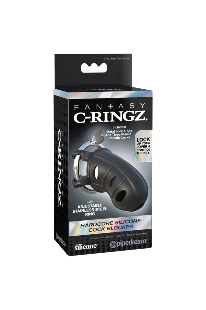 FANTASY C-RINGZ - EXTREME SILICONE COCK BLOCKER