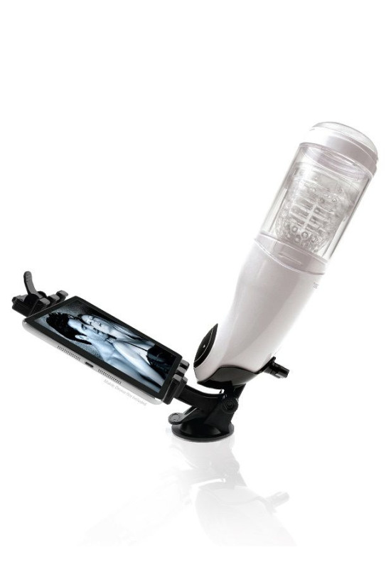 EXTREME TOYZ - PDX MEGA BATOR USB MASTURBATORE MASCHIO VAGINA BIANCO