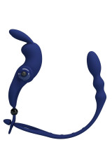 PRETTY LOVE - AYAD ANELLO VIBRATORE RABBIT CON SPINA BLU
