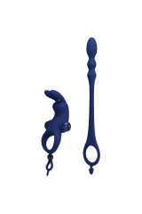 PRETTY LOVE - AYAD ANELLO VIBRATORE RABBIT CON SPINA BLU