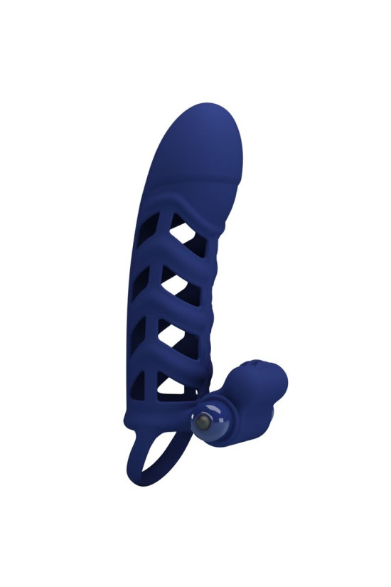 PRETTY LOVE - ALTAF ANELLO VIBRATORE CON GUAINA IN SILICONE BLU
