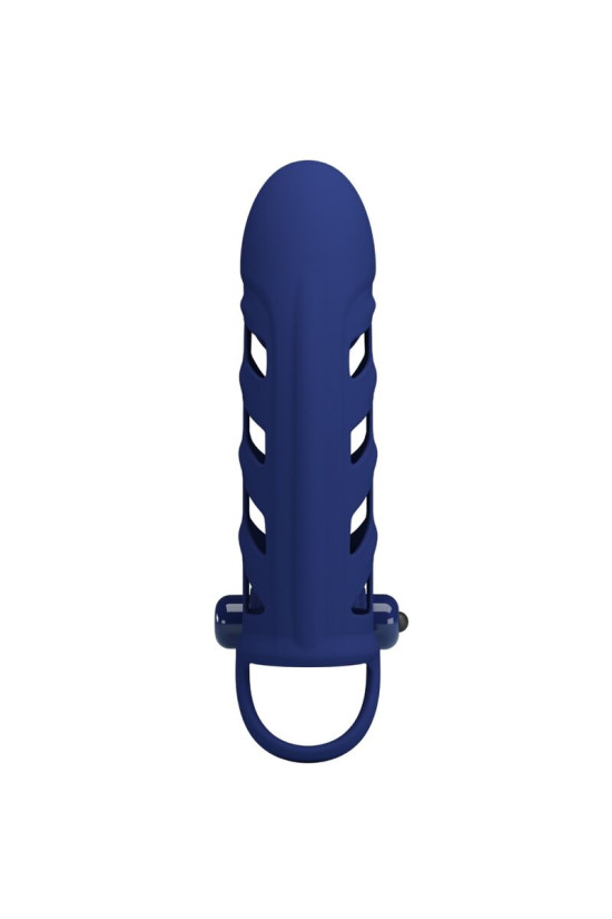 PRETTY LOVE - ALTAF ANELLO VIBRATORE CON GUAINA IN SILICONE BLU