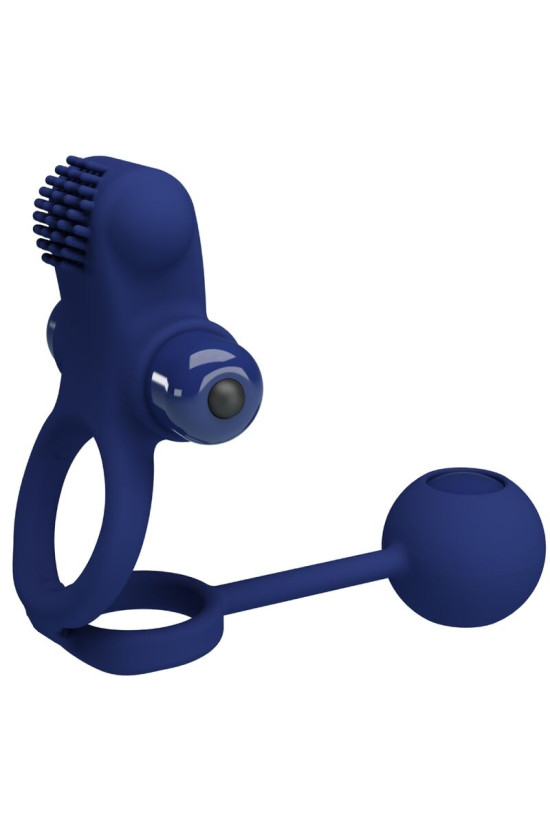 PRETTY LOVE - REMINGTON DOPPIO ANELLO VIBRANTE CON SPINA BLU