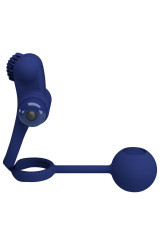 PRETTY LOVE - REMINGTON DOPPIO ANELLO VIBRANTE CON SPINA BLU