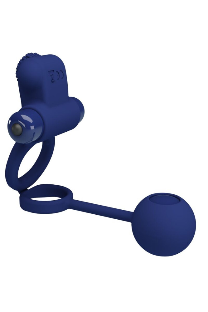 PRETTY LOVE - REMINGTON DOPPIO ANELLO VIBRANTE CON SPINA BLU