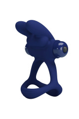 PRETTY LOVE - FRANCISCO ANELLO VIBRANTE DOPPIO BLU CONIGLIO