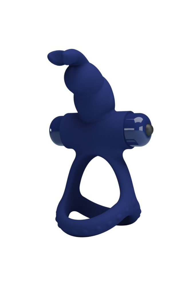 PRETTY LOVE - LUCHITO ANELLO VIBRANTE DOPPIO CONIGLIO BLU