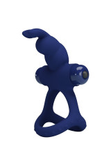 PRETTY LOVE - LUCHITO ANELLO VIBRANTE DOPPIO CONIGLIO BLU