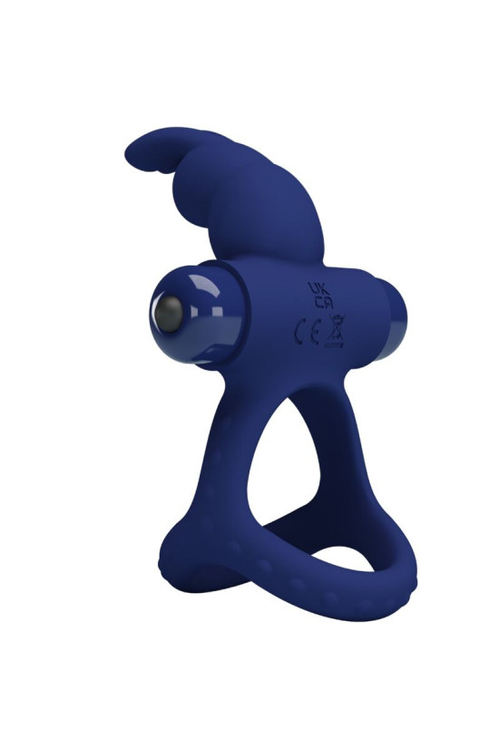 PRETTY LOVE - LUCHITO ANELLO VIBRANTE DOPPIO CONIGLIO BLU