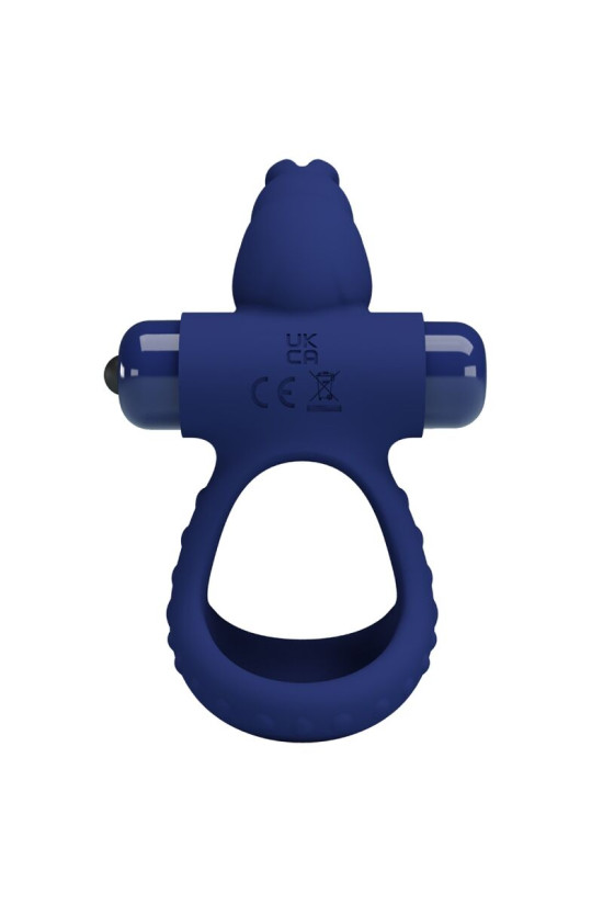 PRETTY LOVE - LUCHITO ANELLO VIBRANTE DOPPIO CONIGLIO BLU