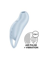SATISFYER - POCKET PRO 1 STIMOLATORE CLITORIDE AZZURRO