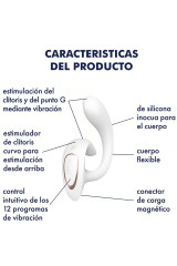 SATISFYER - G FOR GODDESS 1 VIBRATORE CONIGLIO BIANCO