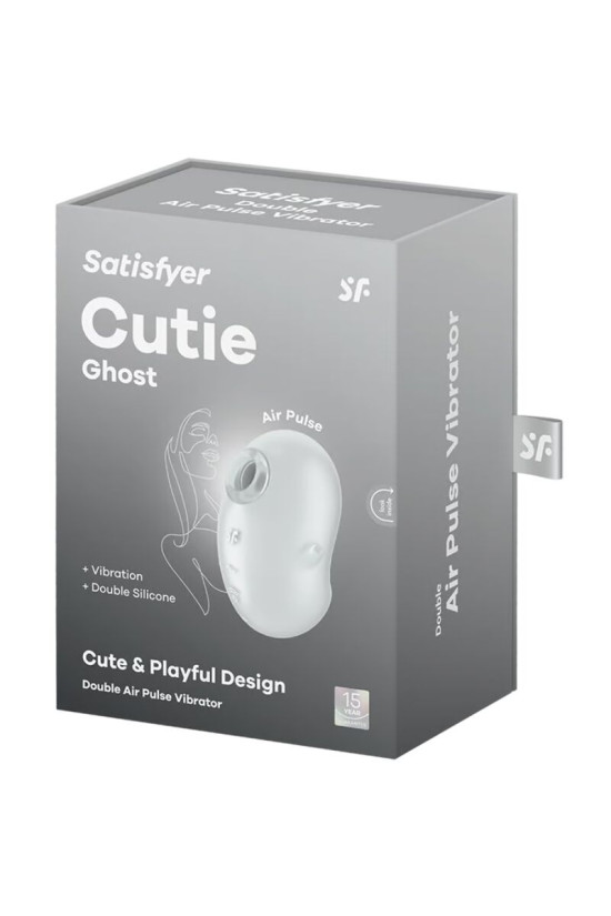 SATISFYER - CUTIE GHOST VIBRATORE LAY-ON BIANCO