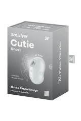 SATISFYER - CUTIE GHOST VIBRATORE LAY-ON BIANCO