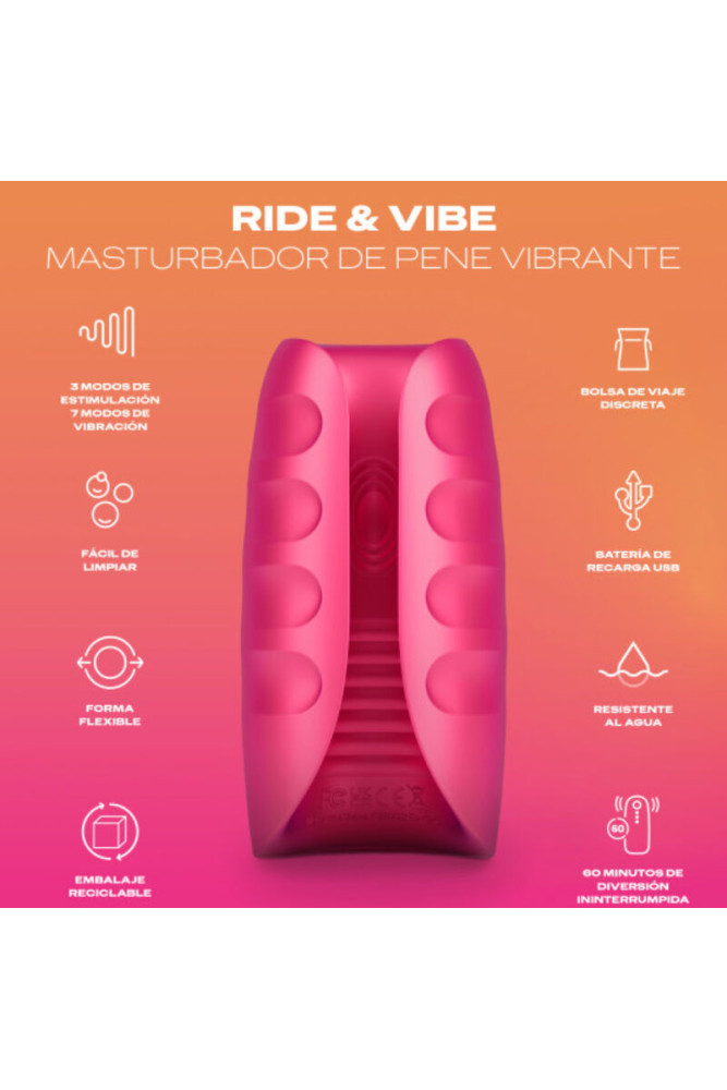 DUREX - MASTURBATORE VIBRATORE TOY RIDE & VIBE