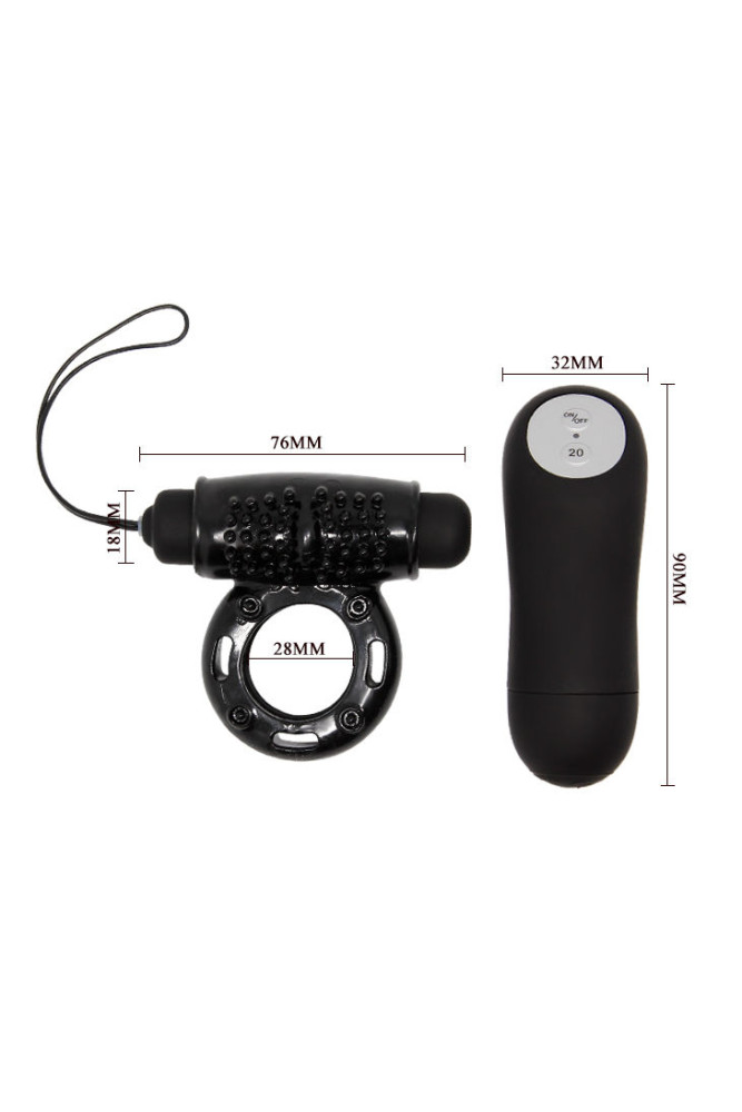 BAILE - TELECOMANDO RING NERO 20V