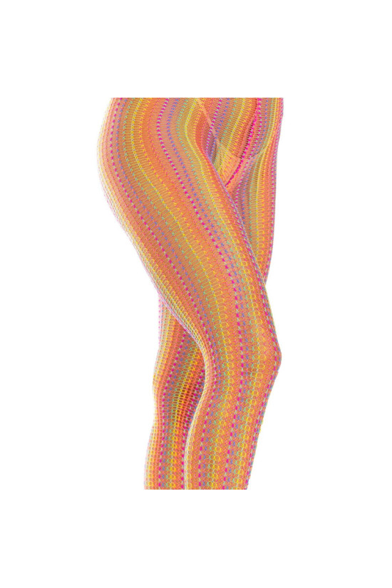 LEG AVENUE - CALZE ALL'UNCINETTO MULTICOLORE