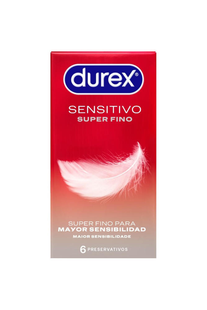 DUREX - SUPER SOTTILI SENSITIVE 6 UNITÀ