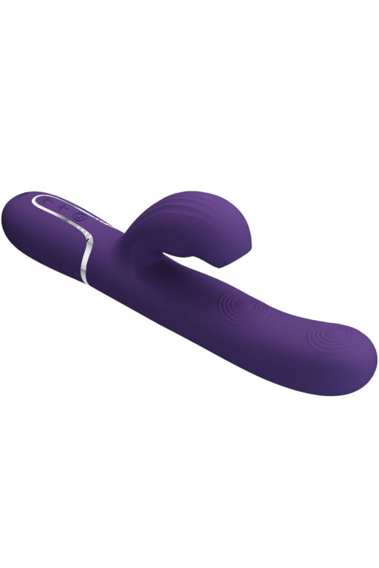PRETTY LOVE - PERLITA VIBRATORE G-SPOT 3 IN 1 MULTIFUNZIONE VIOLA