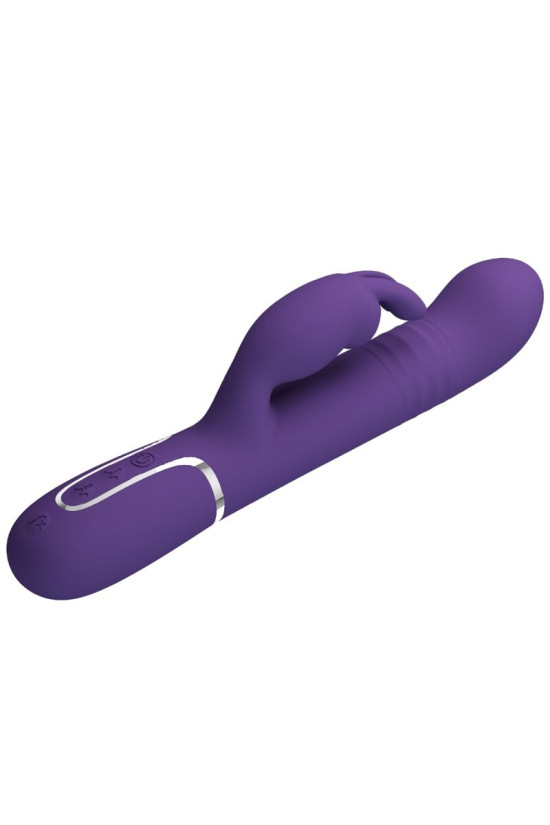 PRETTY LOVE - COALE VIBRATORE CONIGLIO CARBONE 4 EN 1 VIOLA
