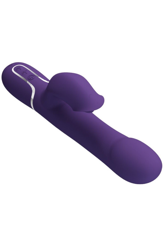 PRETTY LOVE - ZALIN PERLE VIBRATORE CONIGLIO 4 EN 1 VIOLA