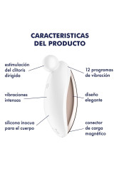 SATISFYER - SPOT ON 2 VIBRATORE LAY-ON BIANCO