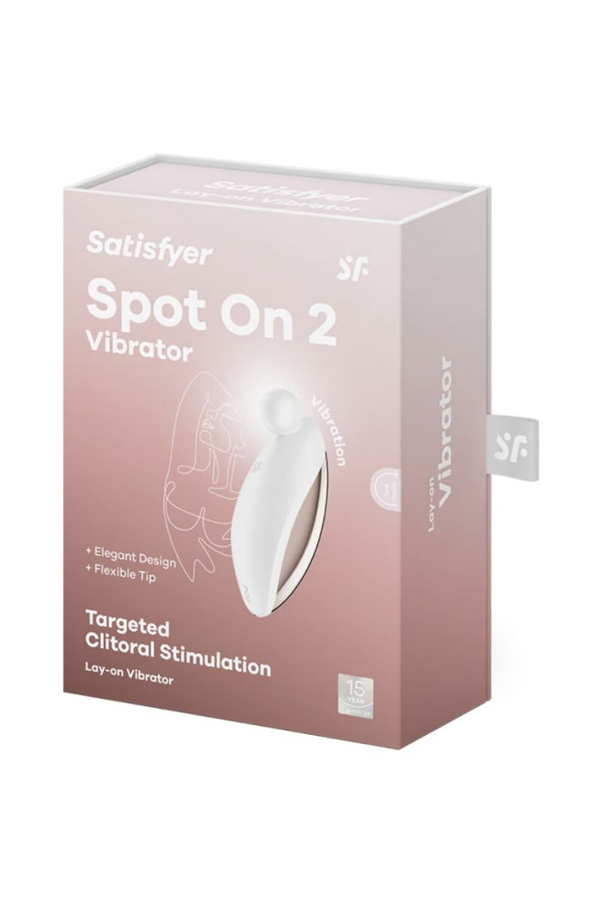 SATISFYER - SPOT ON 2 VIBRATORE LAY-ON BIANCO