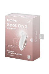 SATISFYER - SPOT ON 2 VIBRATORE LAY-ON BIANCO