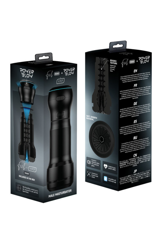 KIIROO - FEEL POCKET MASTURBATORE MASCHILE + POWER BLOW